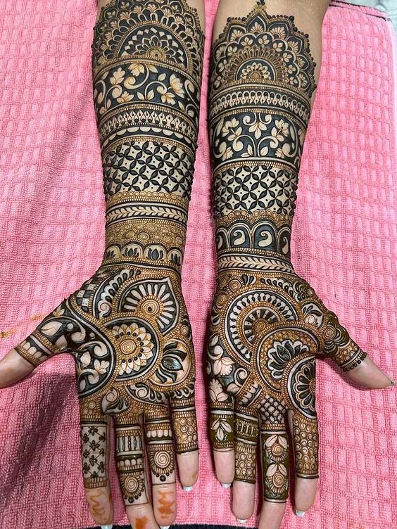 Elegant Indian and Arabic Mehndi Designs , Vishu Ladies Beau ky