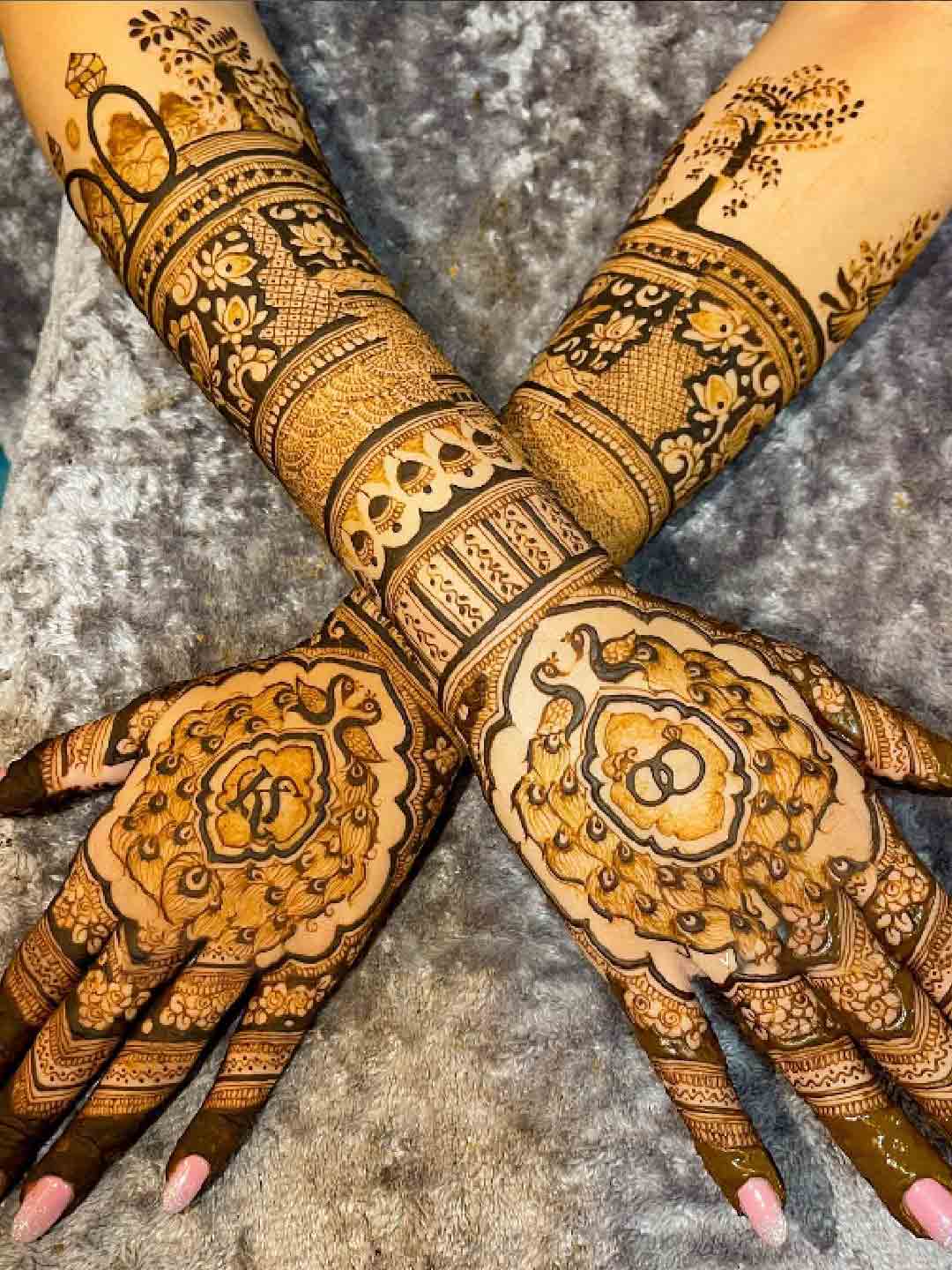 Peacock henna design inspiration || Simple mehndi best design || Prati  Creations - YouTube