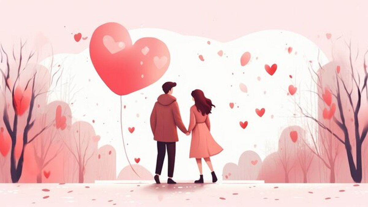 2024 New Lovely Valentine's Day Gift Girlfriend Holding Love