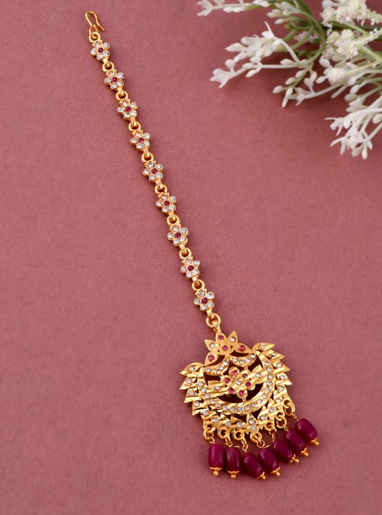 Chand bali design maangtika