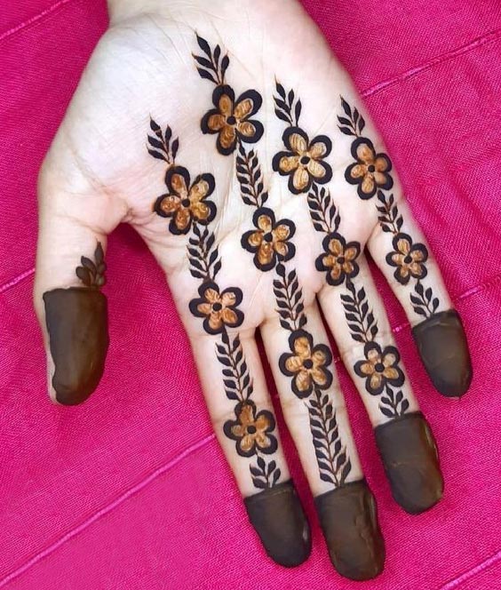 Floral Mehndi Design  minutes