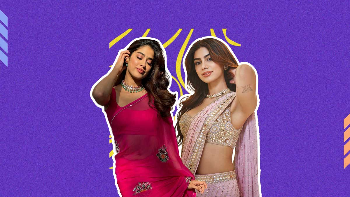 B-Town Sibling Duo Janhvi Kapoor And Khushi Kapoor Serve Saree Inspiration, Bonus Wedding Season Style Tips