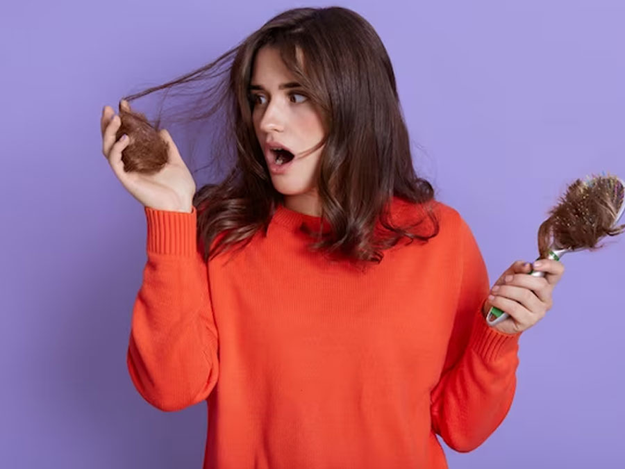 Hair fall to style hairstyle