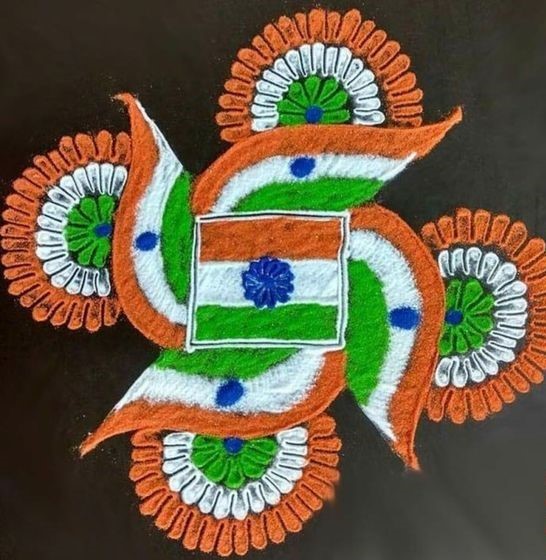 Kolam Rangoli Design