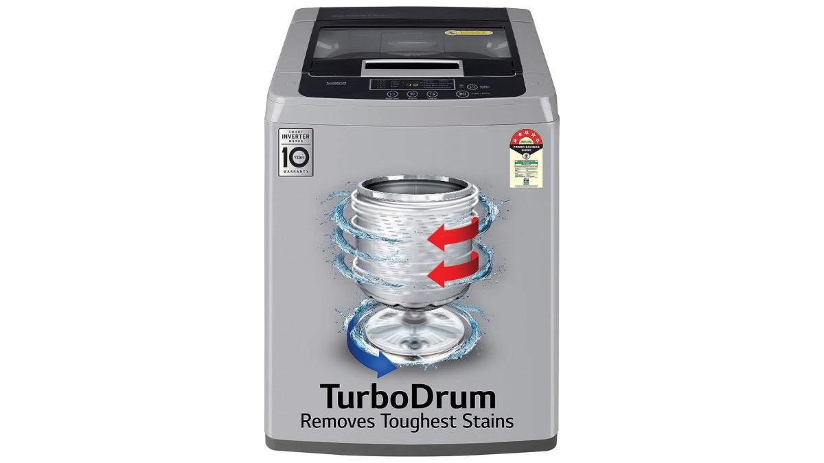 LG 6.5 KG Washing Machine कपड़े दिखाएंगे अब जिद्दी दागों को बाहर का