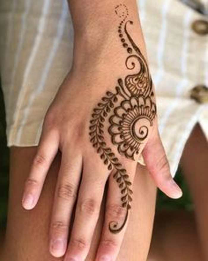 Pin by شذا on Henna ✍ | Simple henna tattoo, Henna tattoo designs, Henna  designs hand