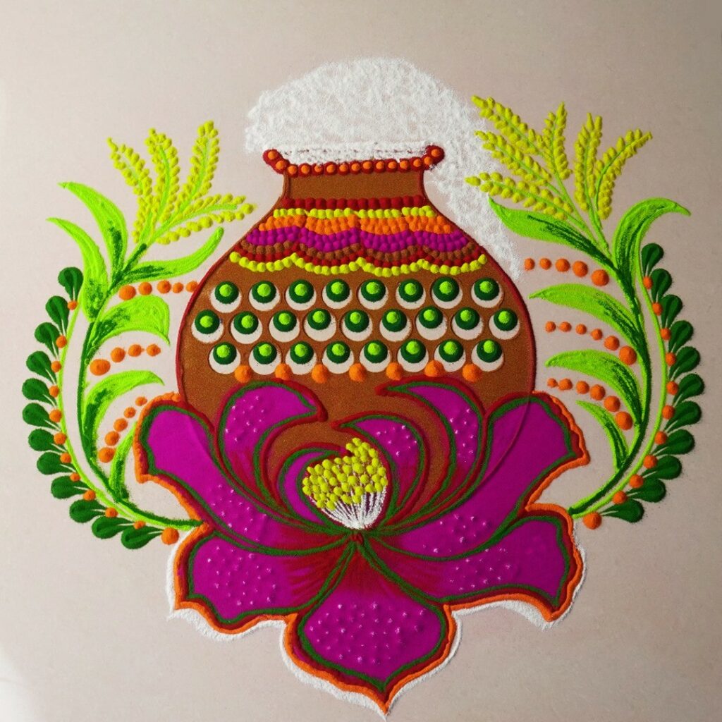 Pongal Rangoli Designs