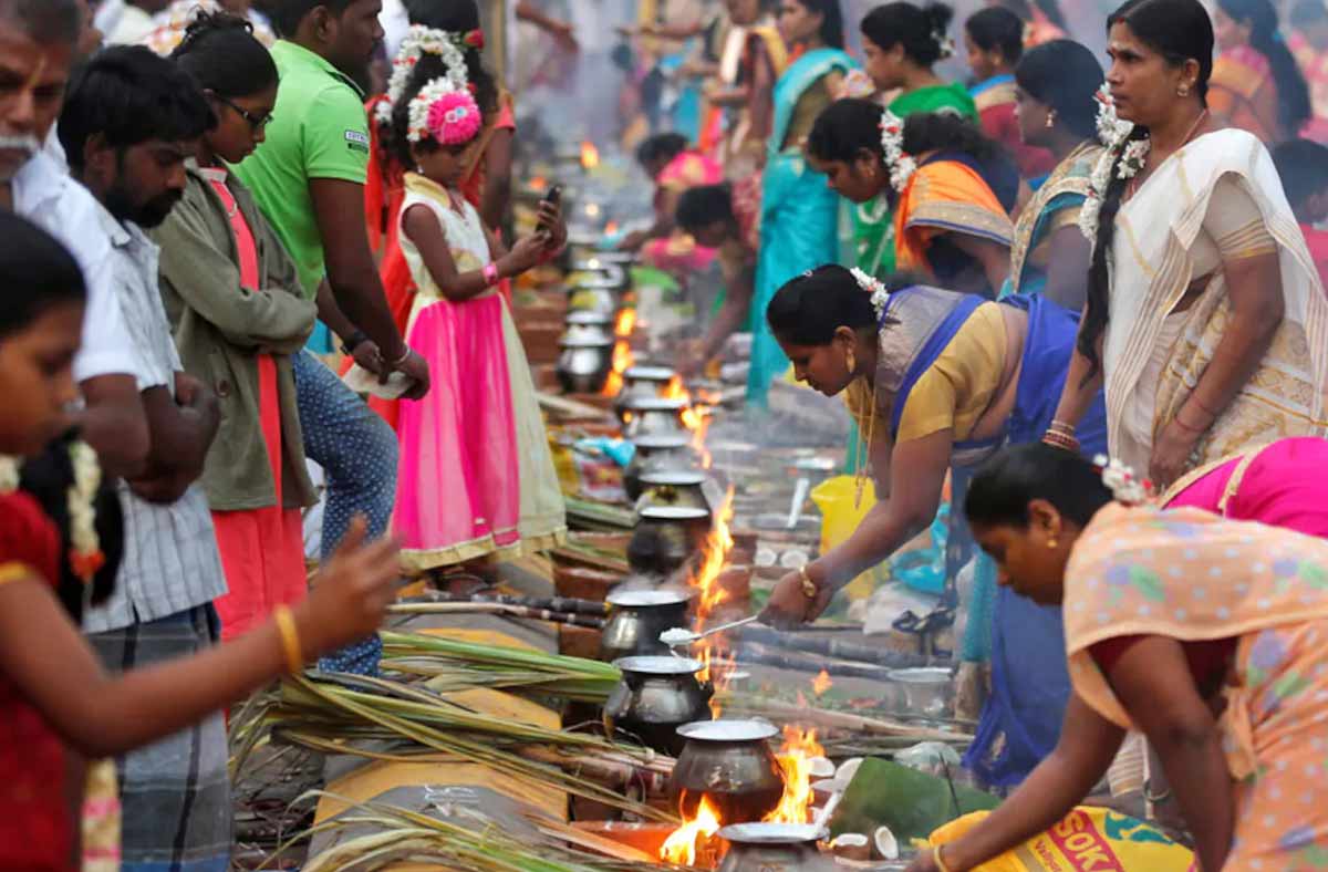 Pongal festival story related to nandi puja