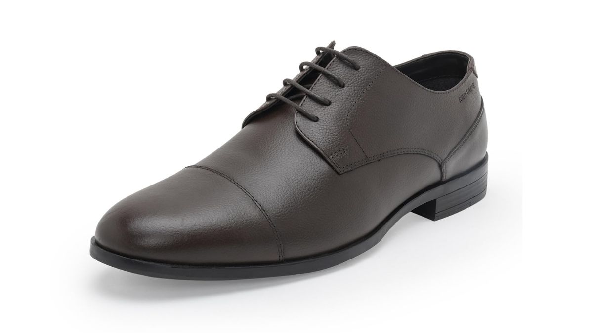 Red tape genuine deals leather shoes