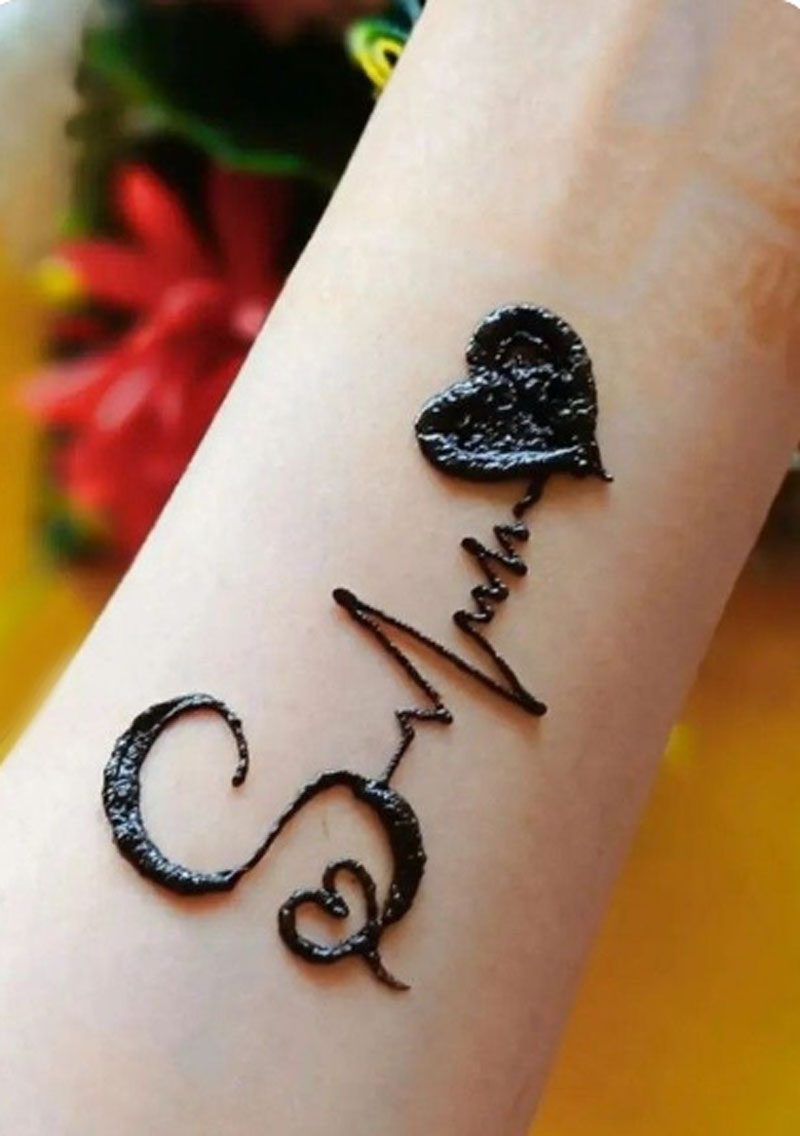 S,P,M,G letter heart 💕tattoo mehndi design #newpost #post #tattoo  #tattoodesign #tattoostyle #tattoogirl #hennalove #heartmehndi #hear... |  Instagram