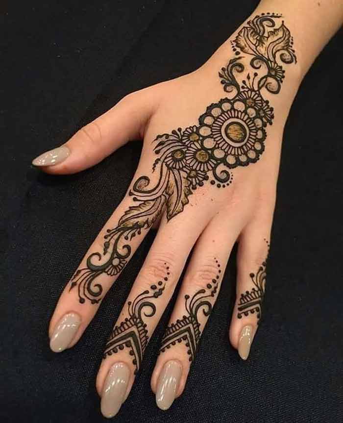 Long Finger Mehndi Styles For Every Occasion | HerZindagi