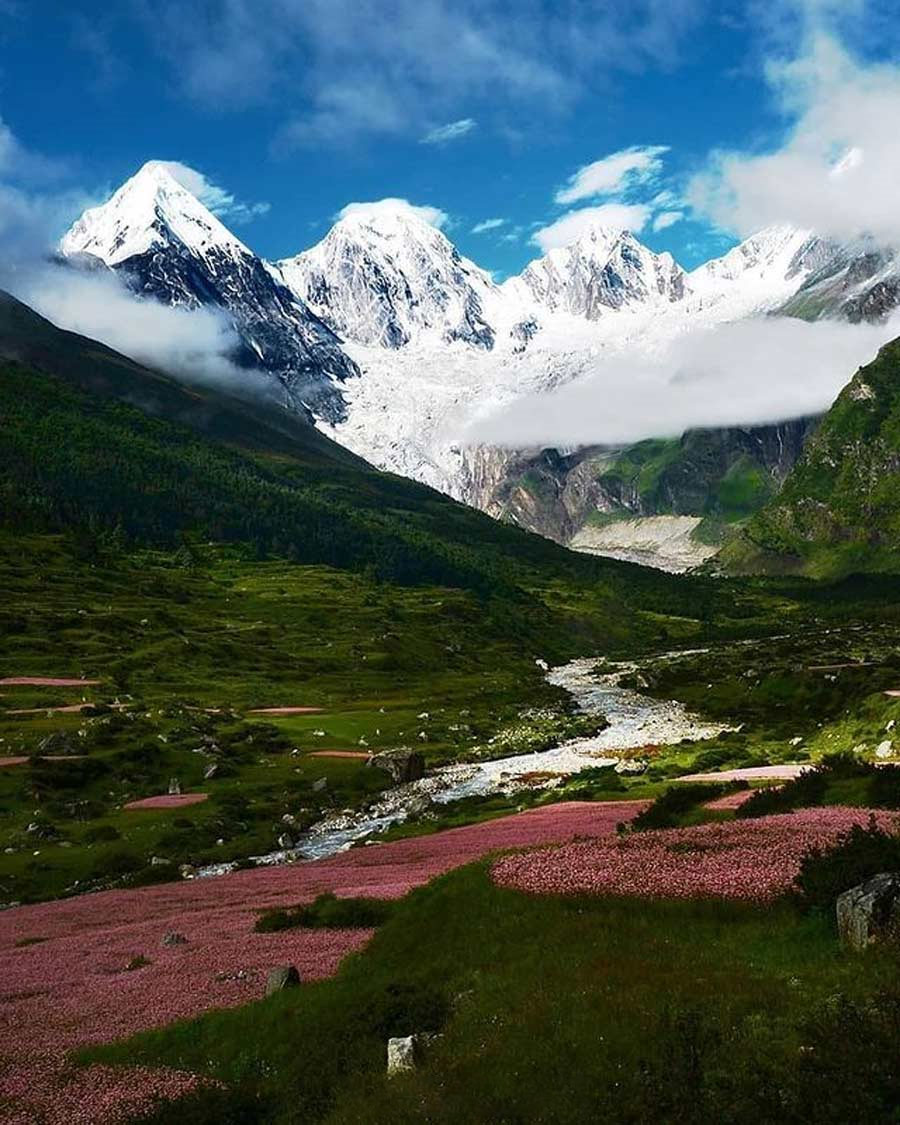 Where is located panchachuli peaks