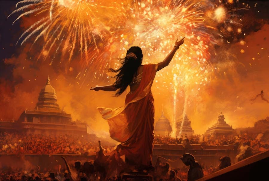 celebration at ayodhya