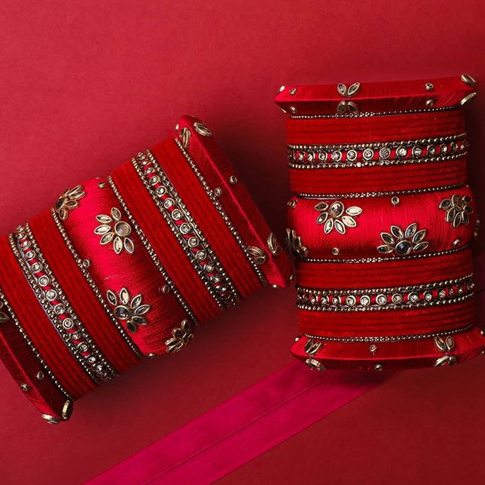 dulhan bangles set with price