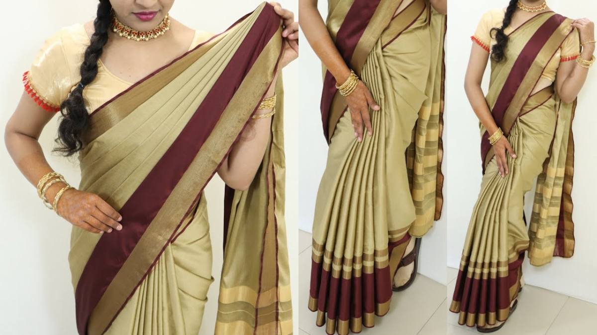 Onam 2023: 5 Unique Ways To Style Your Saree The Chaitra Reddy Way, #5 Is  All Sparkle