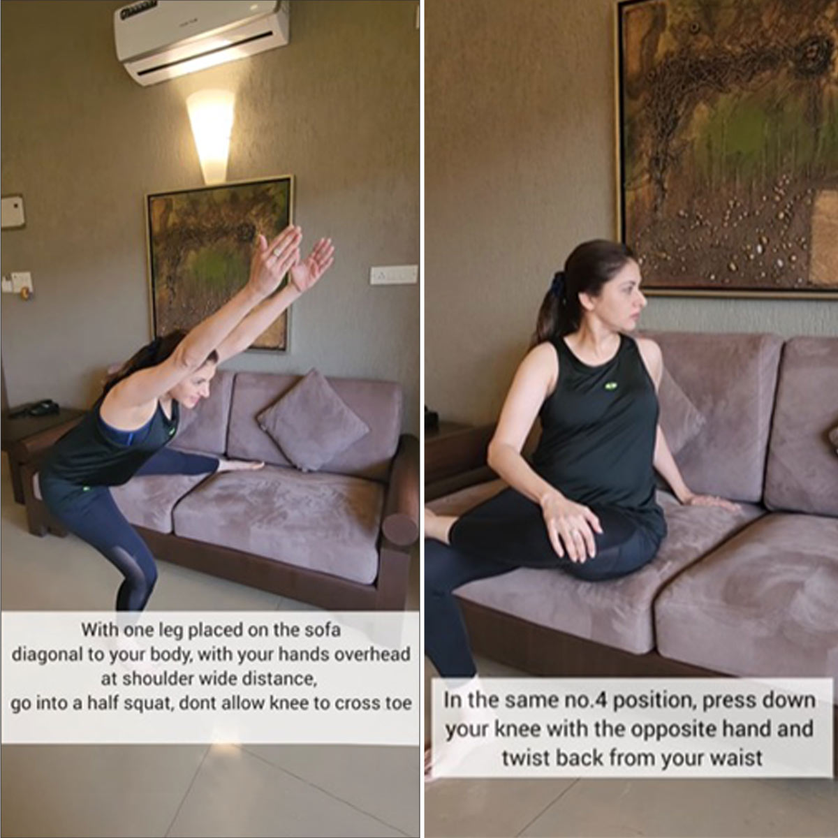 exercise with sofa for weight loss