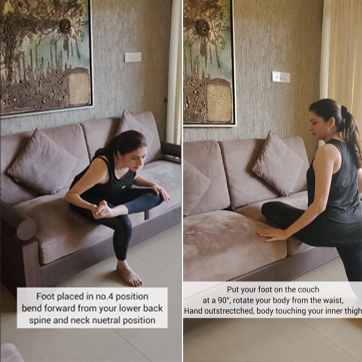exercises with couch