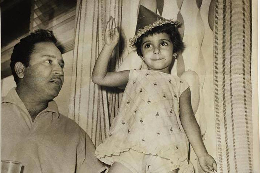 farah khan childhood photo