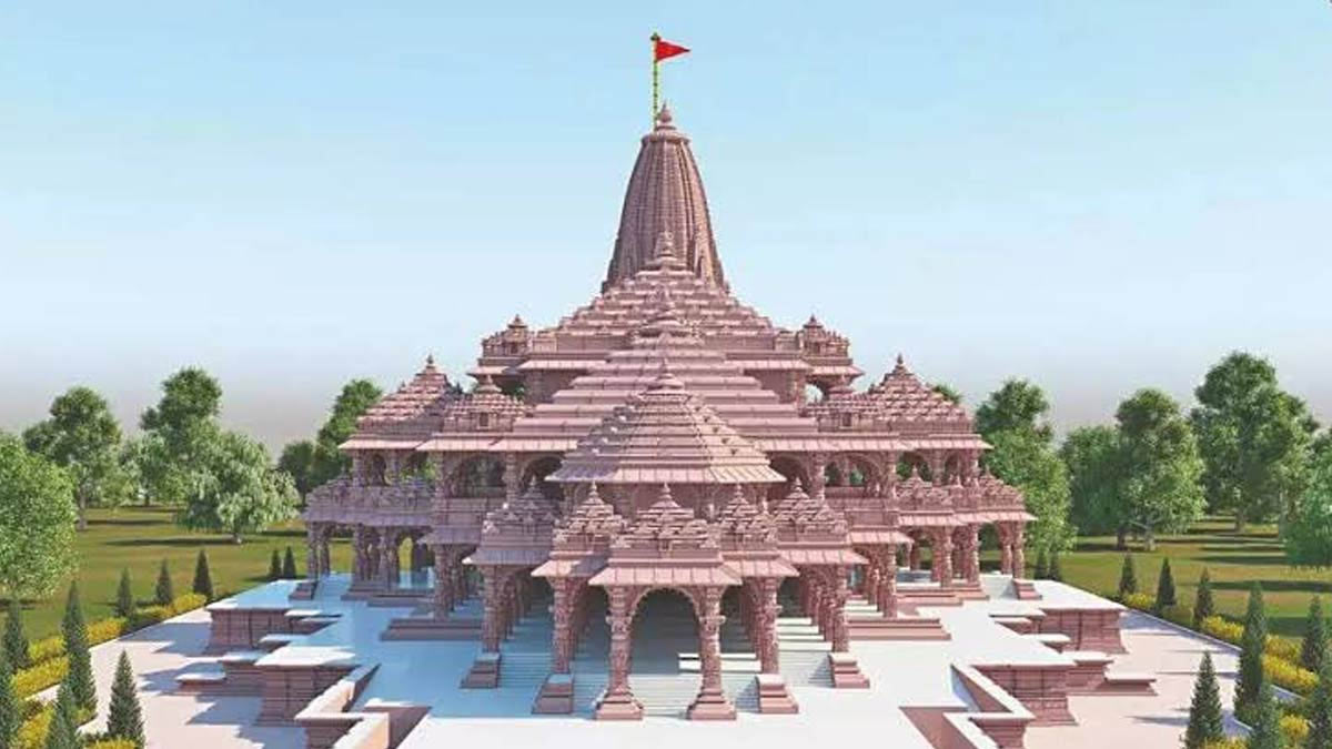 flag on top of temple significance
