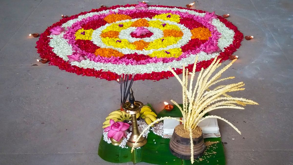 floral rangoli