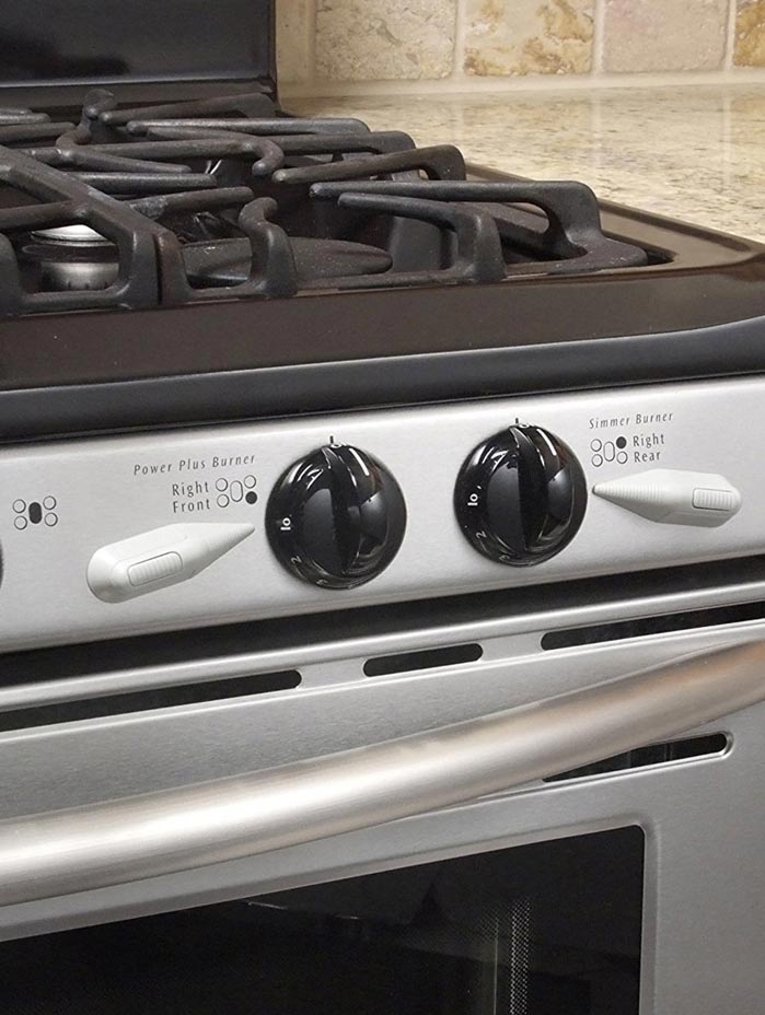 gas stove knob cleaning