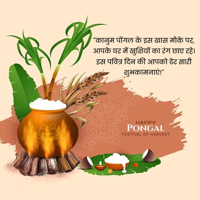 Happy Kaanum Pongal 2024 Wishes And Quotes In Hindi कानुम पोंगल पर इस