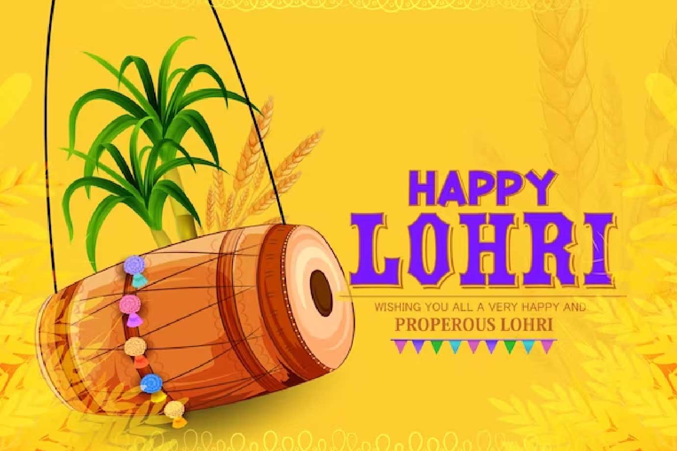Happy Lohri Wishes 2024 Warm Quotes For Family, Instagram Captions For