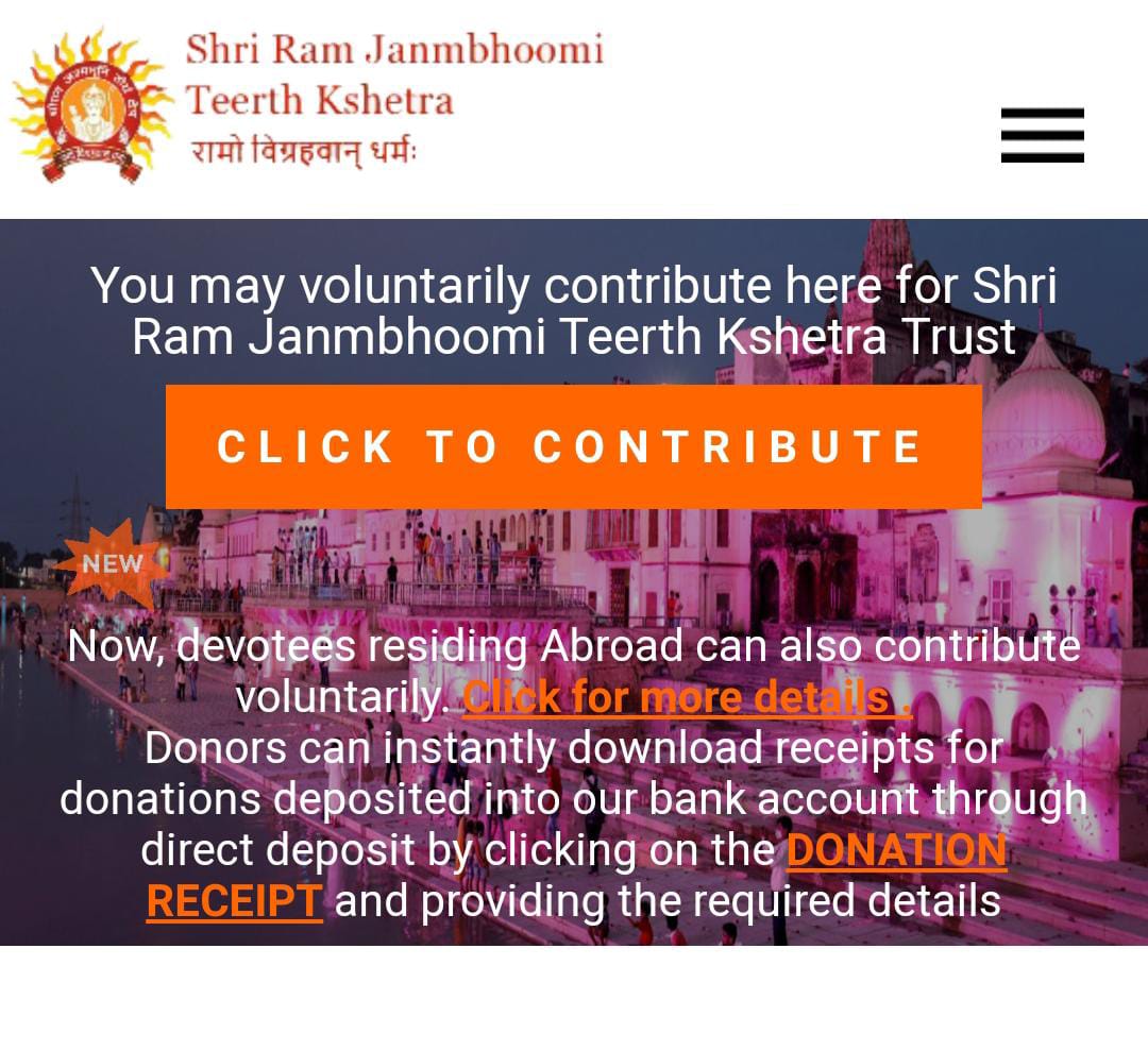 how you can save tax by donation for ayodhya ram mandir