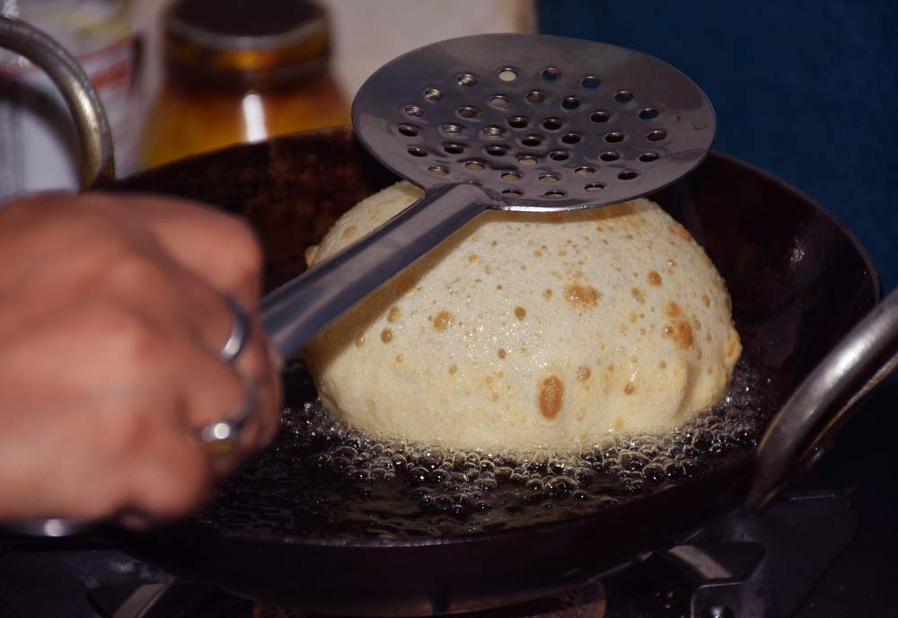 instant bhatura recipe with curd