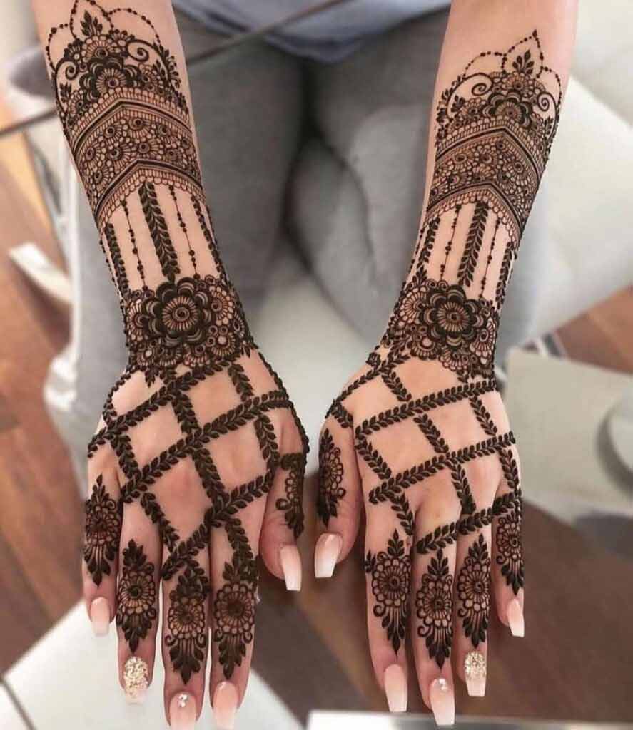 jaal mehendi type