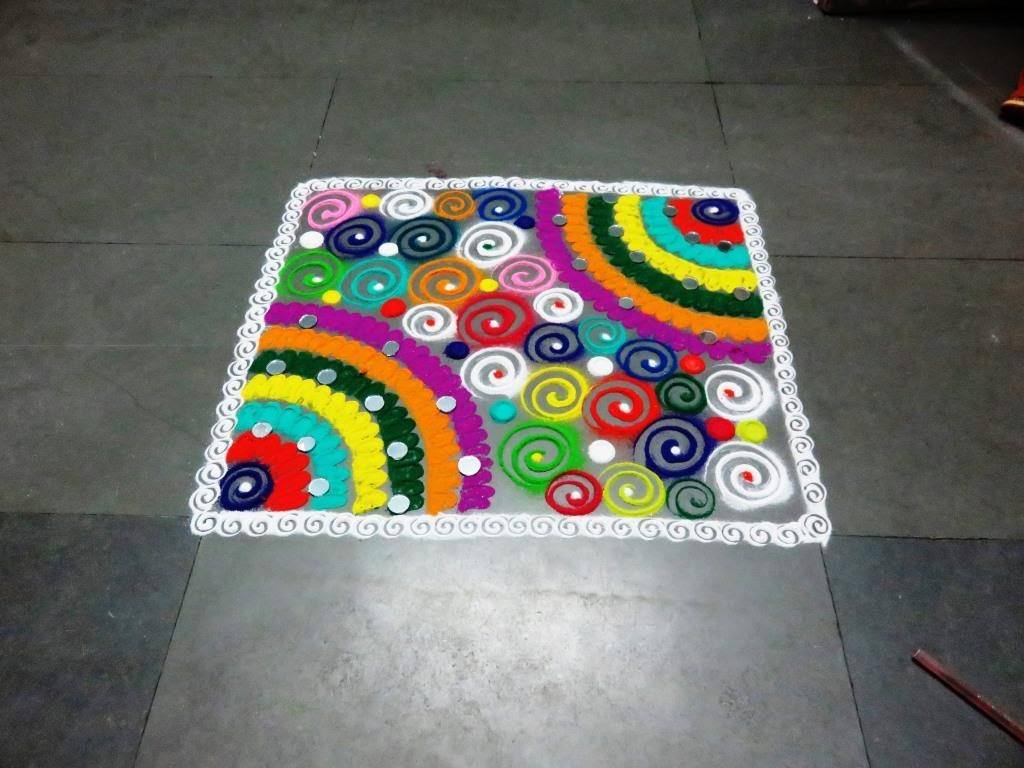 kaanum Square Rangoli Design