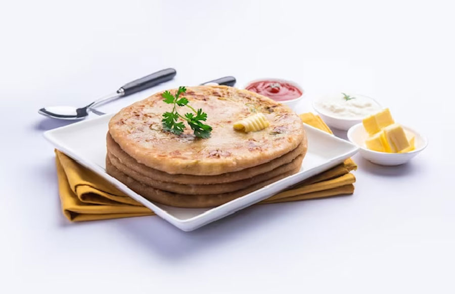 mix dal paratha