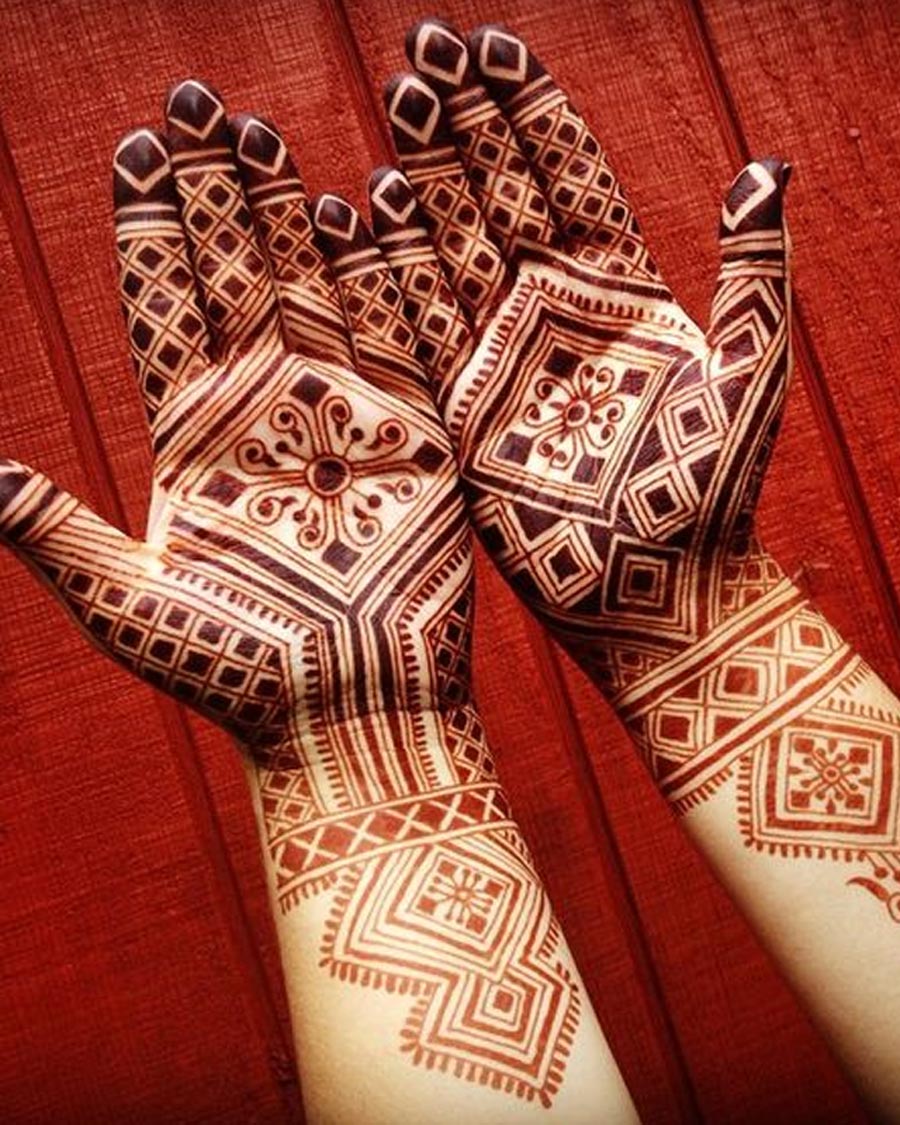 moroccan mehndi designs for lohri festival  