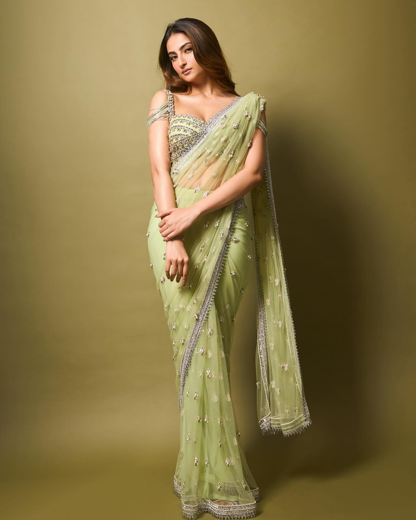 pearl saree design