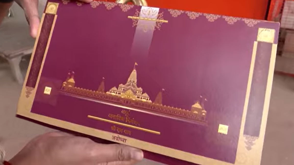 What's Inside Ram Mandir Inauguration Invite | HerZindagi