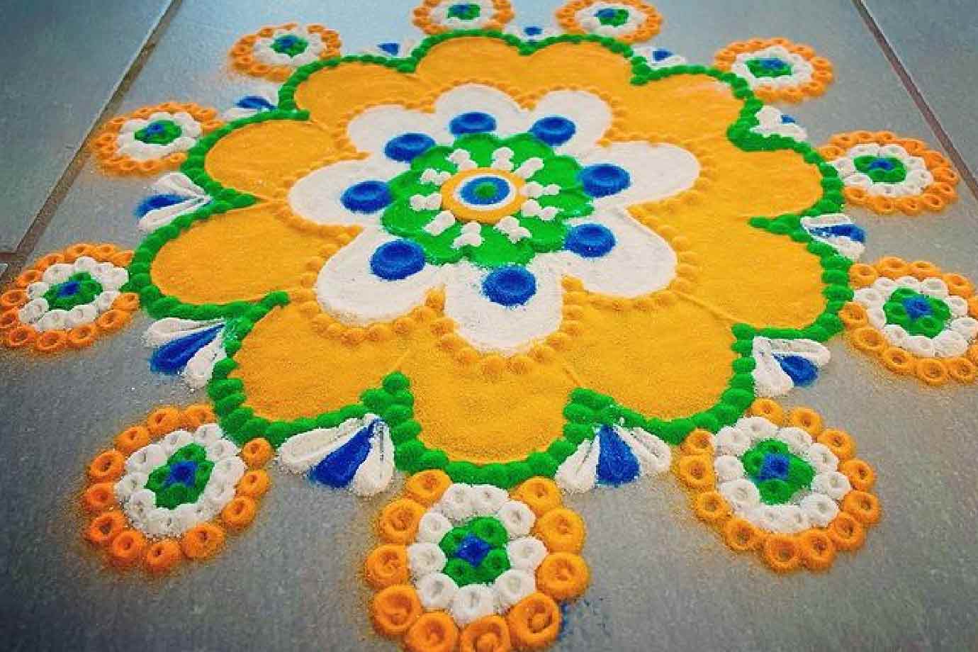 rangoli designs for republic day 
