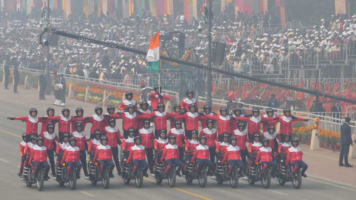 Republic Day 2024 Parade Showcases Nari Shakti As Women Lead The Contingent For The First Time