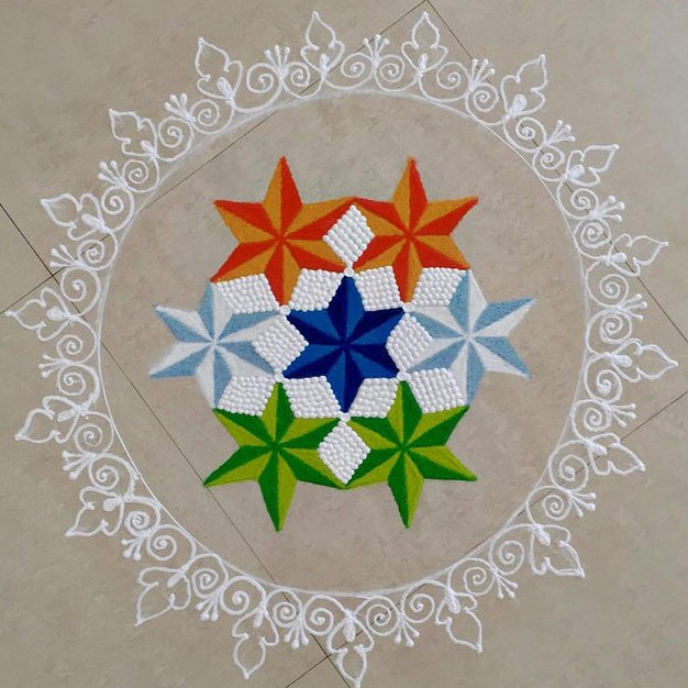 republic day rangoli competition,