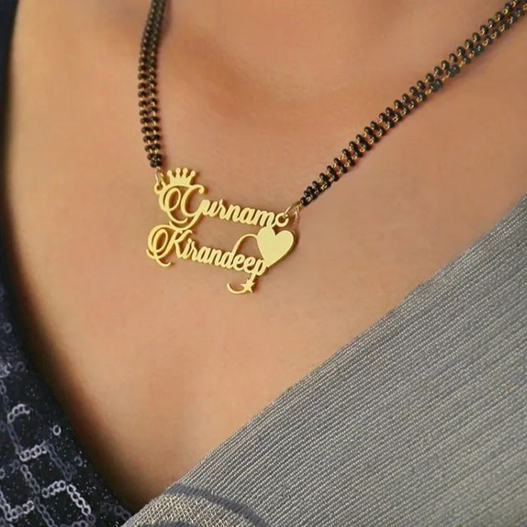 see pics of customized mangalsutra