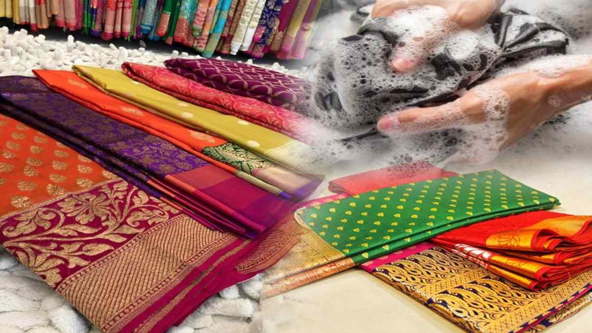 silk saree washing tips