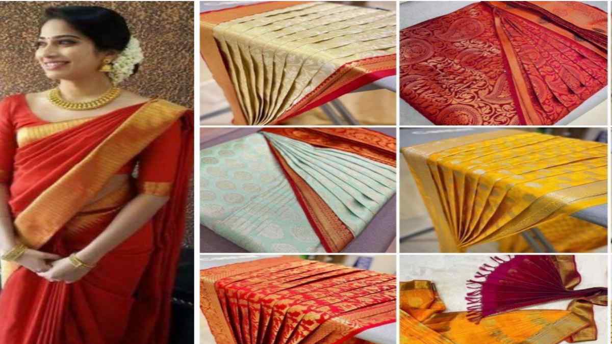 tips to saree pre pleating