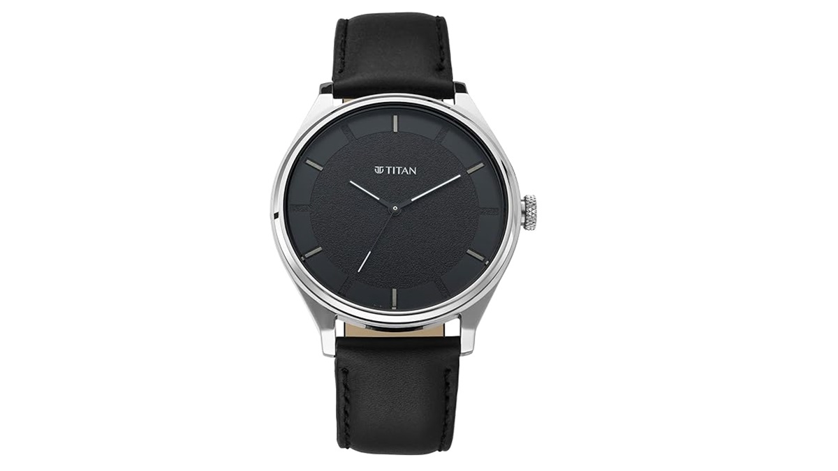 Titan Classic Slim Quartz Analog with Date Silver Dial Stainless Steel –  The Watch Factory ®