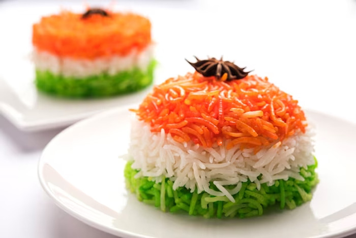 tricolour food for tiffin