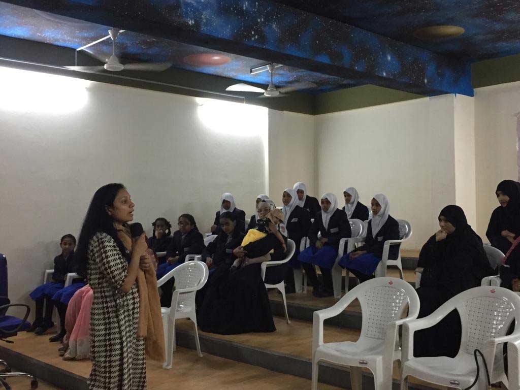 vyomini foundation talks about  menstrual health