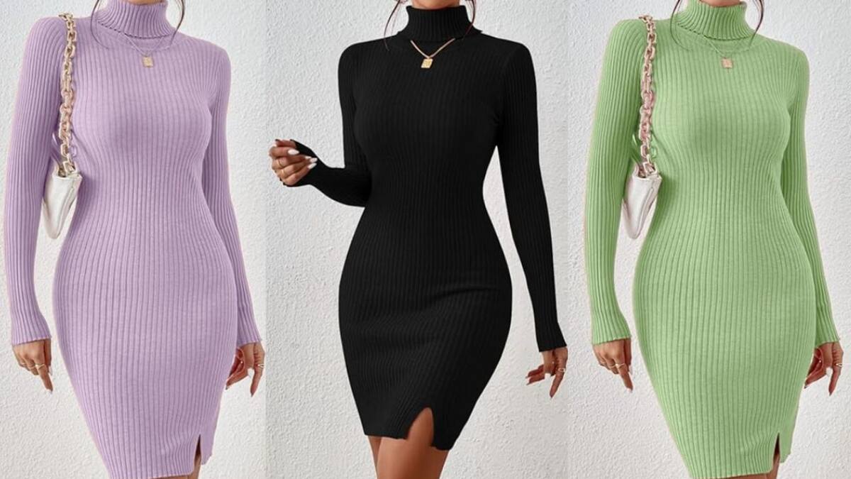 5 Women Winter Dresses on  Sale: बदलिए अपना लुक इन डिज़ाइनर ड्रेसेस  के साथ