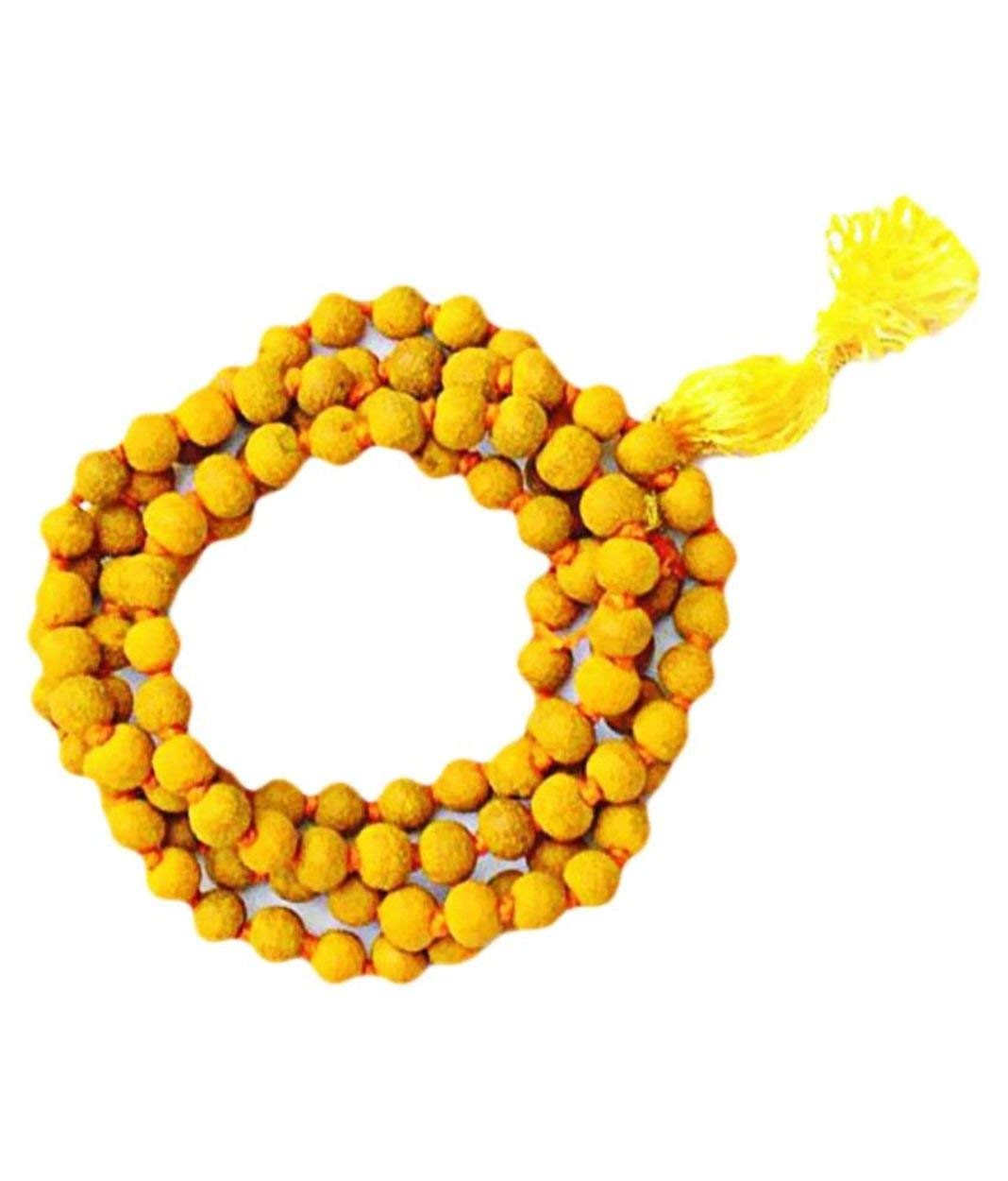  ORIGINAL TURMERIC MALA HALDI MALA BAGLAMUKHI MALA  BEADS