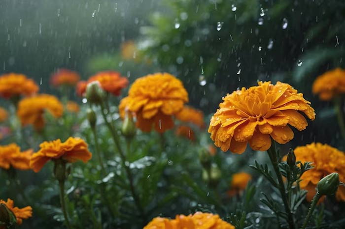 Best soil for marigolds during monsoon