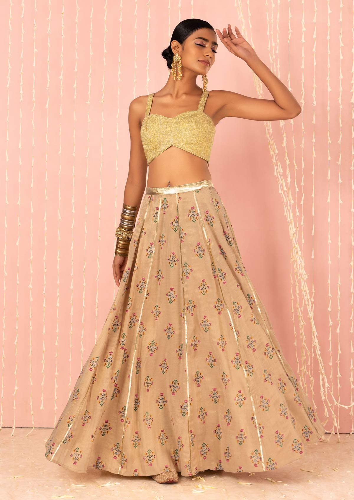 Blouse style choli