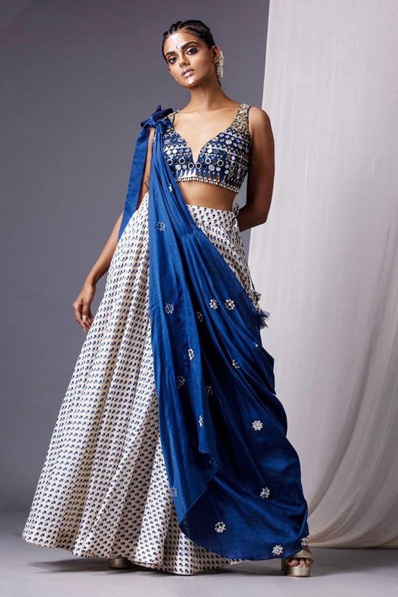 Bow Style Dupatta Draping