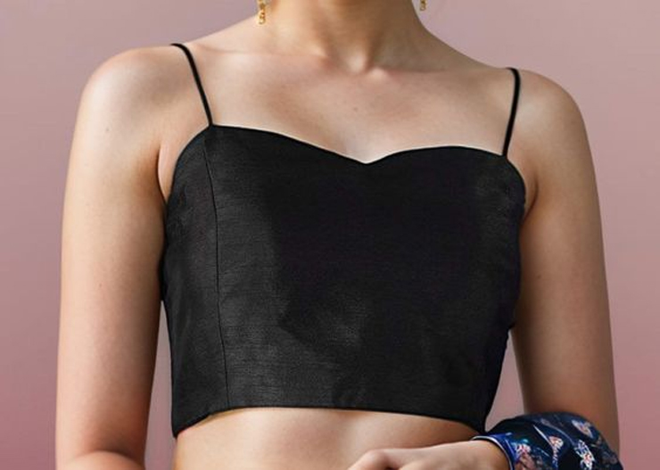 Bralette Black Blouse Design
